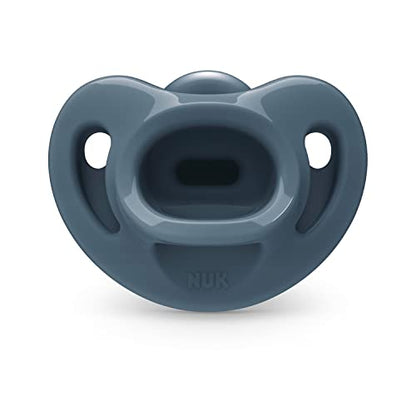 NUK Comfy Orthodontic Pacifiers, 0-6 Months, Timeless Collection, 5 Count (Pack of 1)