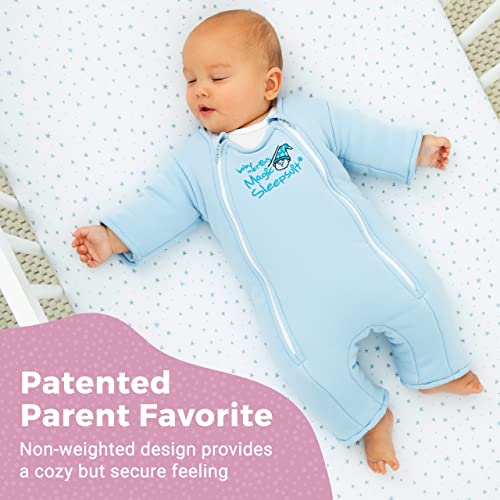 Baby Merlin's Magic Sleepsuit - 100% Cotton Baby Transition Swaddle - Baby Sleep Suit - Pink - 3-6 Months